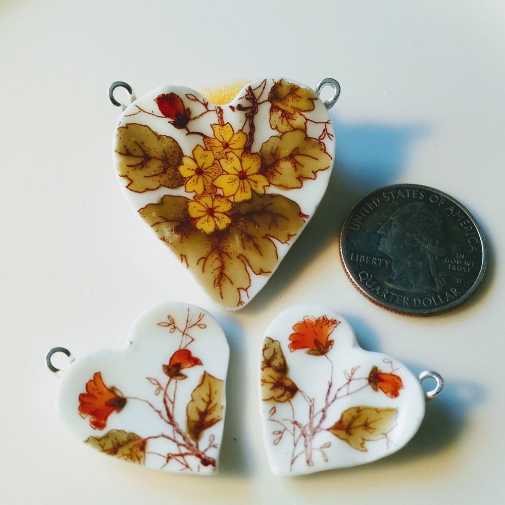 Heart pendant set